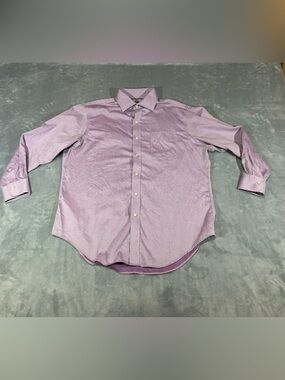 Ralph Lauren Men's Lavender Dress Shirt- 16.5”/32/33